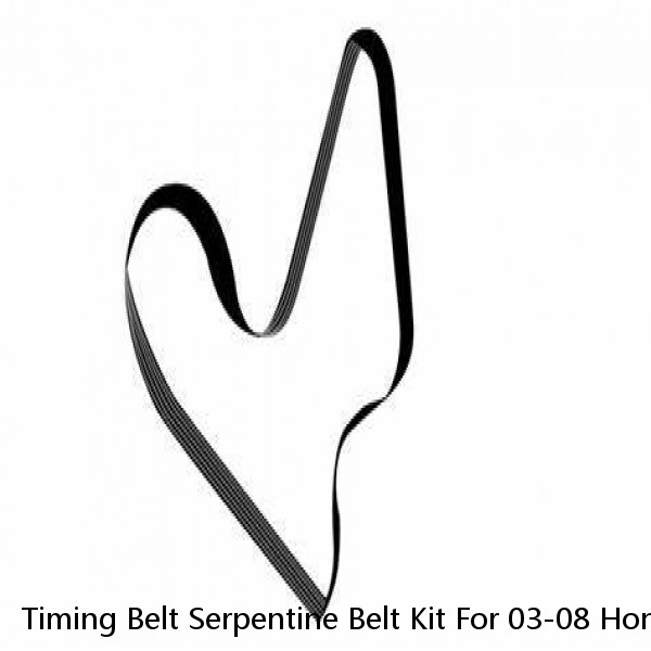 Timing Belt Serpentine Belt Kit For 03-08 Honda Pilot Acura RL TL 3.5 J35A #1 small image