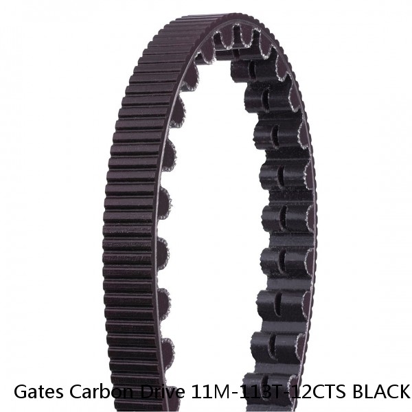 Gates Carbon Drive 11M-113T-12CTS BLACK drive belt #1 small image
