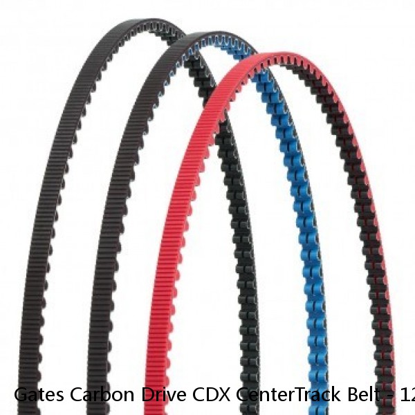 Gates Carbon Drive CDX CenterTrack Belt - 128t, Black #1 small image
