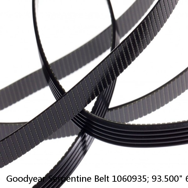 Goodyear Serpentine Belt 1060935; 93.500" 6-Rib Multi V-Belt EPDM