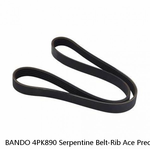 BANDO 4PK890 Serpentine Belt-Rib Ace Precision Engineered V-Ribbed Belt  #1 image